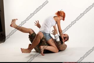 Couple With Edgar Choke Pose